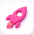 Launch 3D Icon